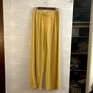 SHEIN Lace Sheer High Waist Music Festival Pants